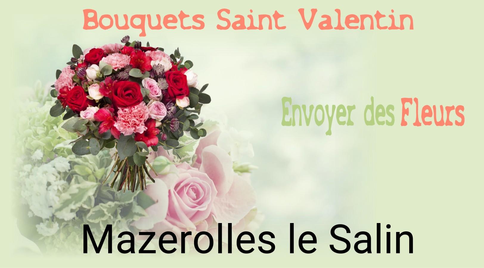Roses de Saint-Valentin livrées à Mazerolles-le-Salin